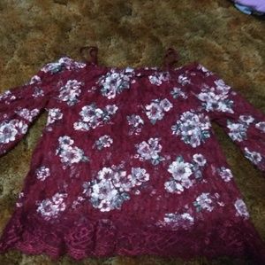 Off the shoulder blouse